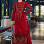 Maria-b Unstitched Embroidered Lawn Suit 3-piece