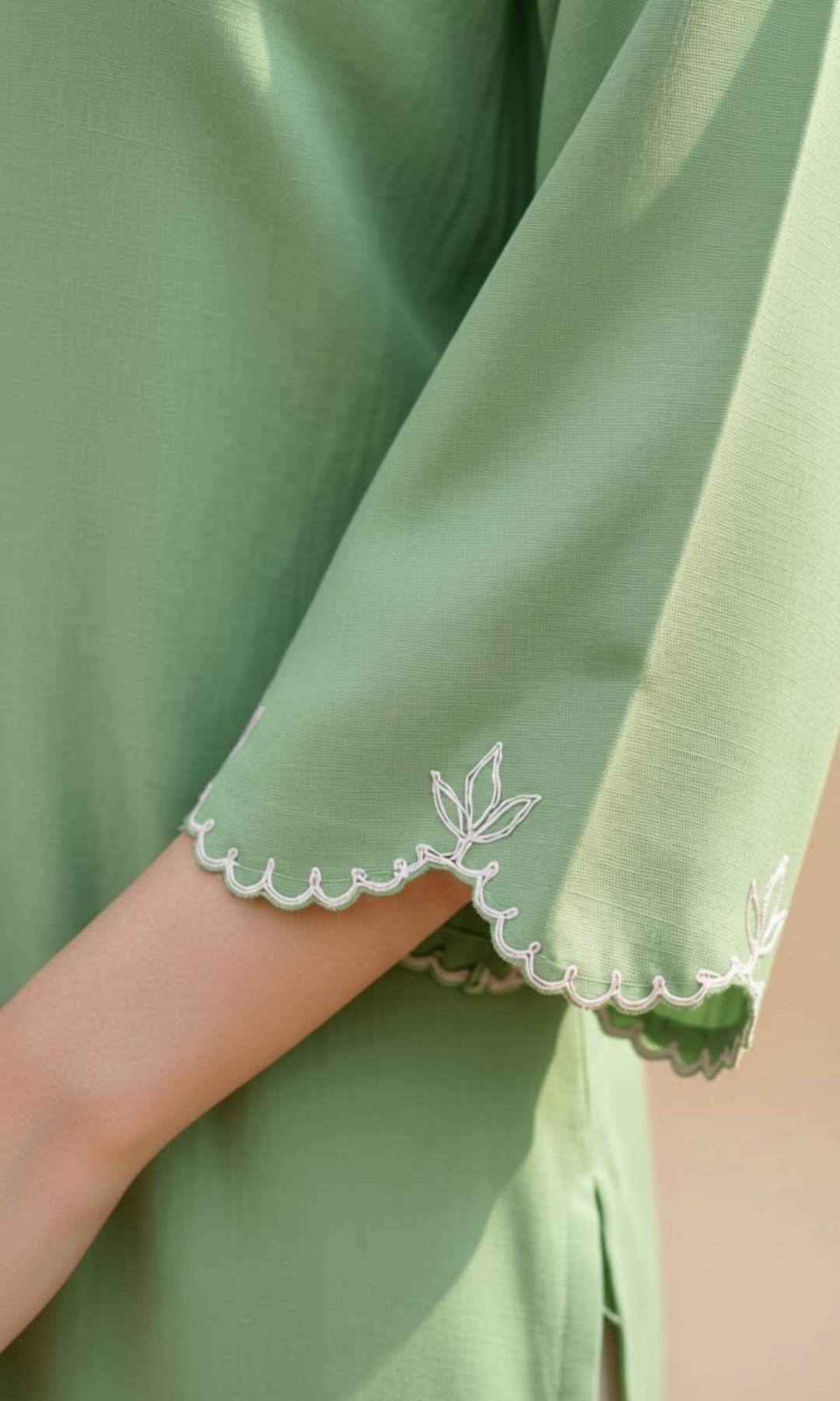 Petal Grace - Embroidered 2 Piece Cord Set - ZAR - Image 3