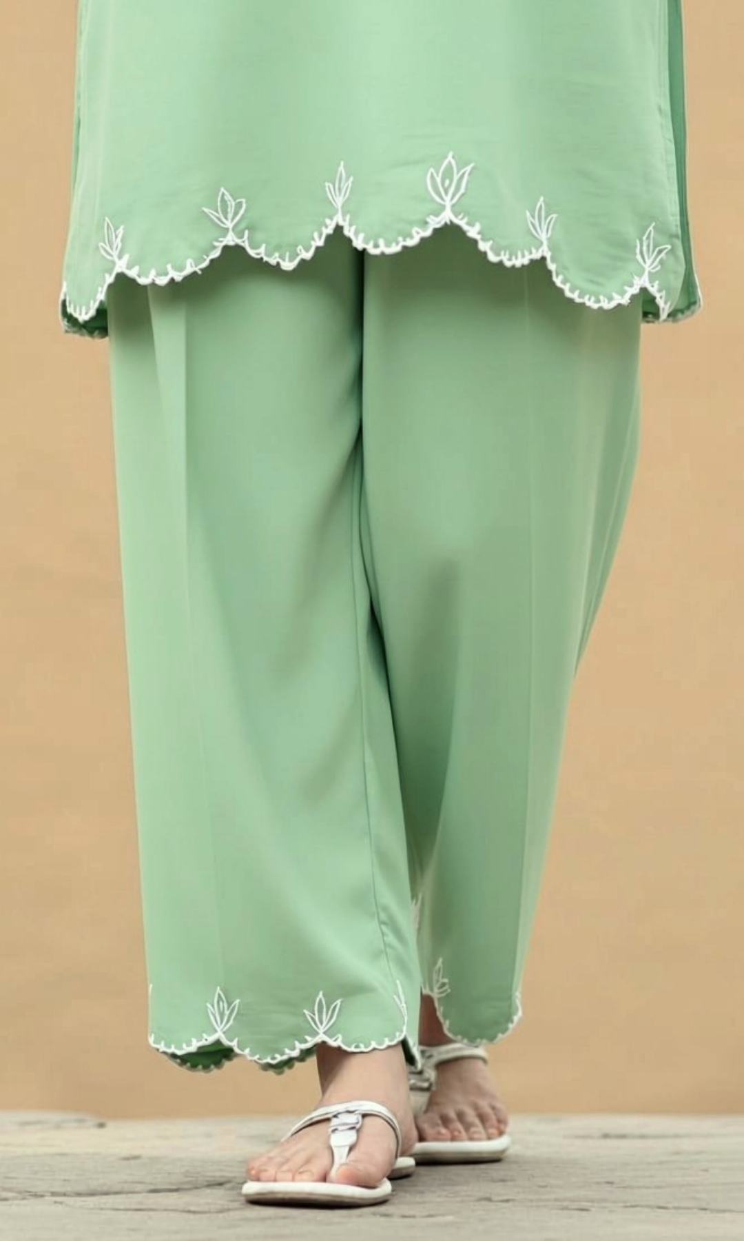 Petal Grace - Embroidered 2 Piece Cord Set - ZAR - Image 4