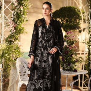 Maria-B 3 Piece Embroidered Chiffon Suit